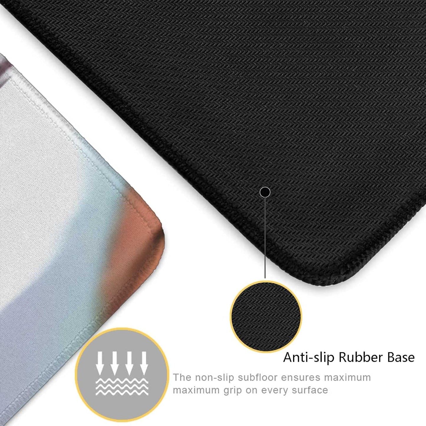Anime Mouse Pad Luffygear 5,Extended Gaming Desk Pad with Stitched Edges, Large Mouse Mat with Non-Slip Rubber Base for Work & Gaming, Office & Home, 31.5X15.7 Inch