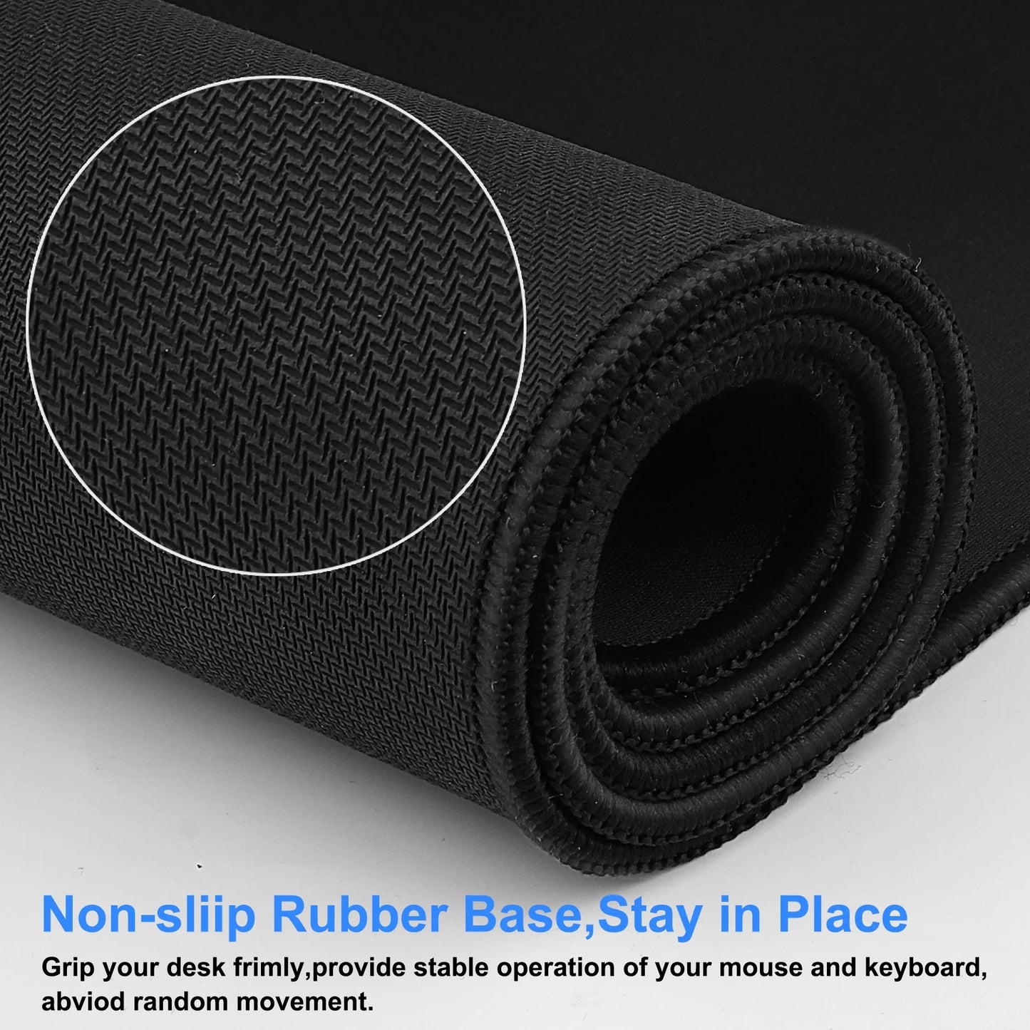 XXL Professional Gaming Mouse Pad & Computer Non-Slip Black Gaming Mouse Mat-90X40 Black01