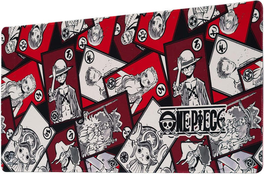One Piece XXL Mouse Pad - Desk Pad - 31.5" X 13.78" Non-Slip Rubber Base, Gaming Mouse Pad, Keyboard Mouse Mat - Manga Gifts